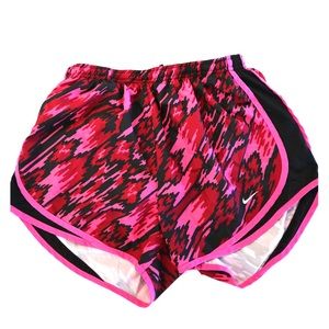 Hot pink Nike running shorts